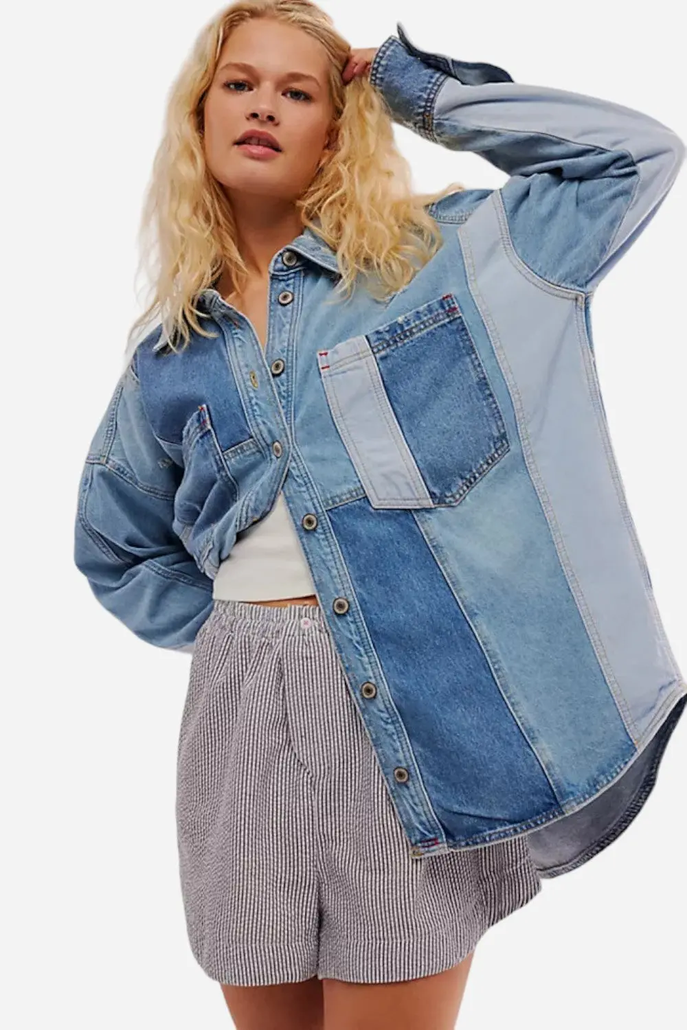 Free People Mountain Roads Shirt In Mixed 1
