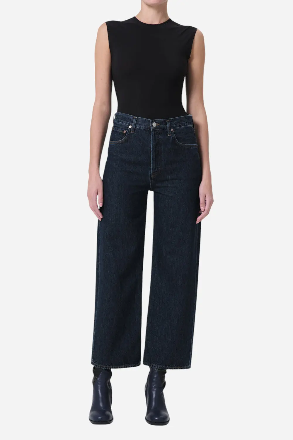 Agolde Ren Jean In Polished 1