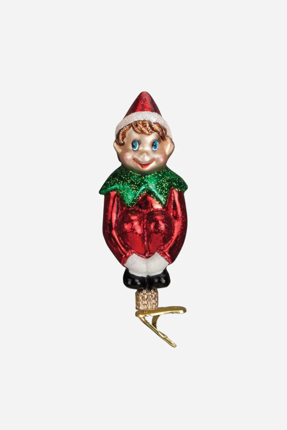 Old World Christmas Christmas Pixie With Clip 1