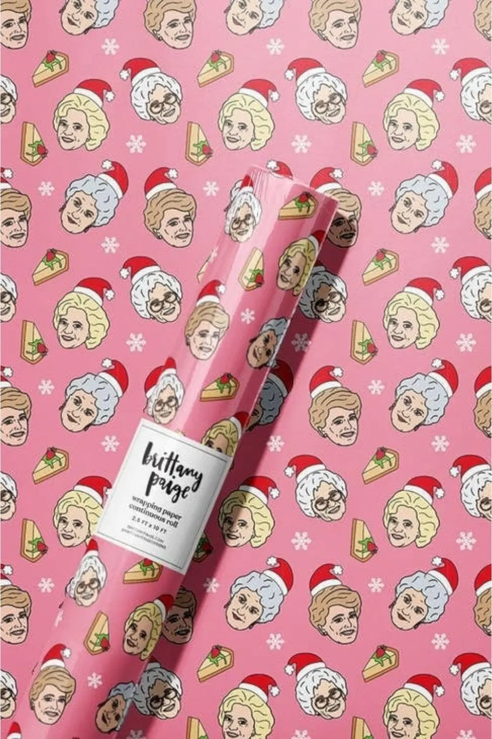 Golden Christmas Wrapping Paper 1