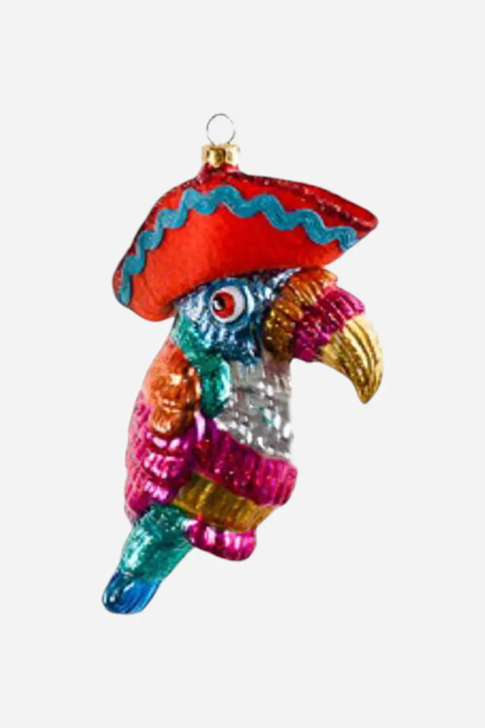 Toucan Pinata Glass Ornament 1