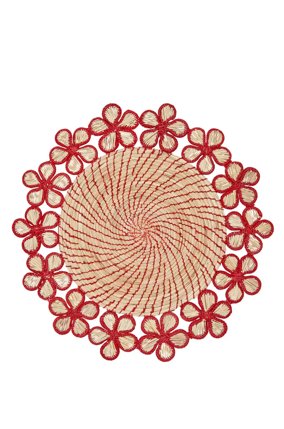 Mode Living Lanai Placemat In Red 1
