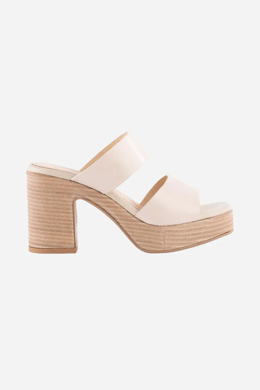 Seychelles Summer Nights Platform Sandals In Leather Off White 1