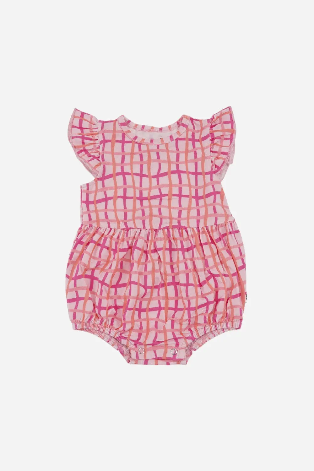Goosies Flutter Bubble In Pink Wavy Plaid 1