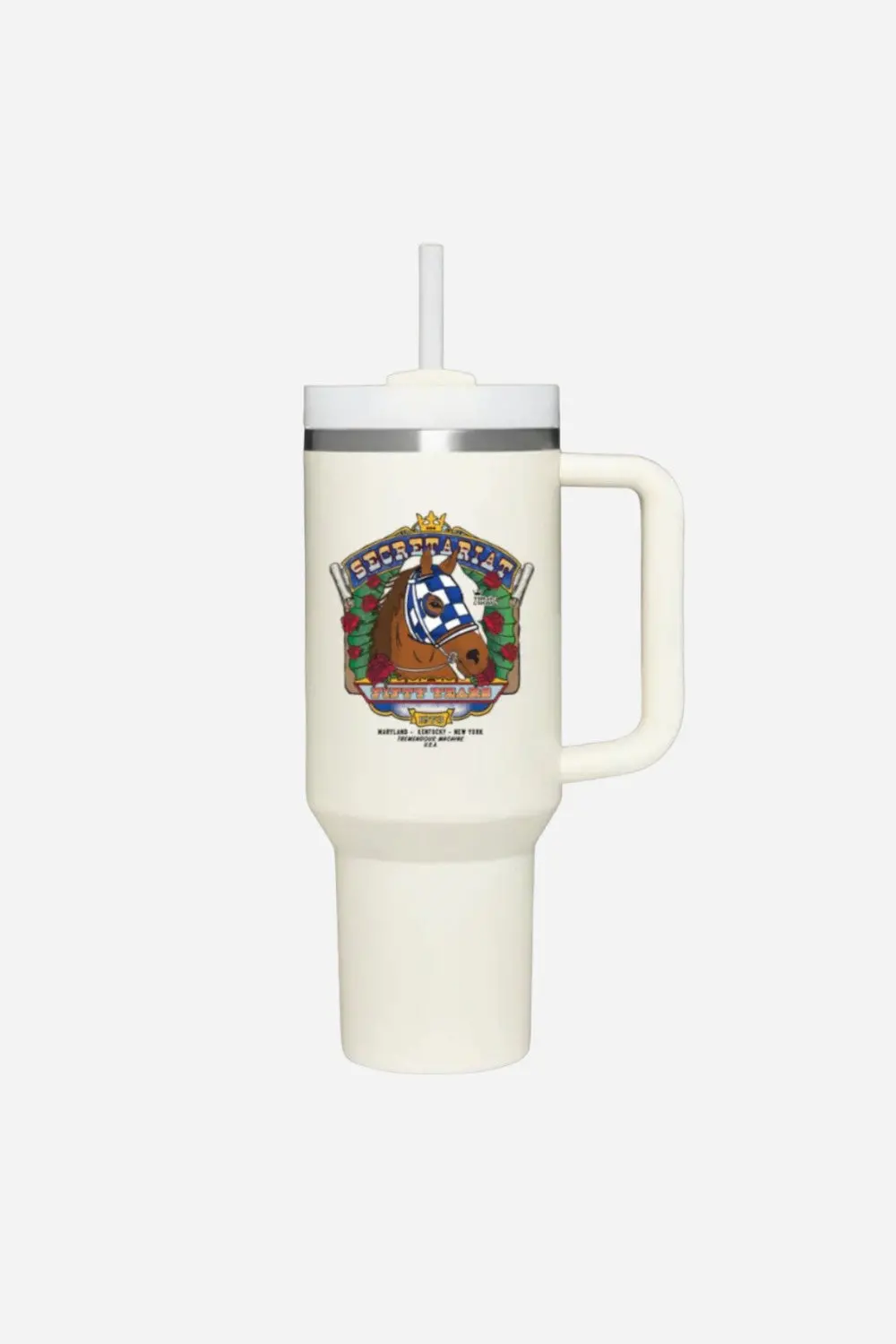 Secretariat Grateful Red Tumbler In Ivory Sandtrack, 40 Oz. 1