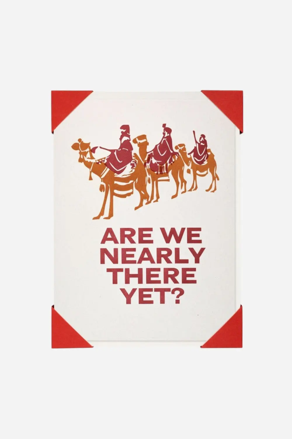 Nearly There Yet Xmas Letterpress Card 1