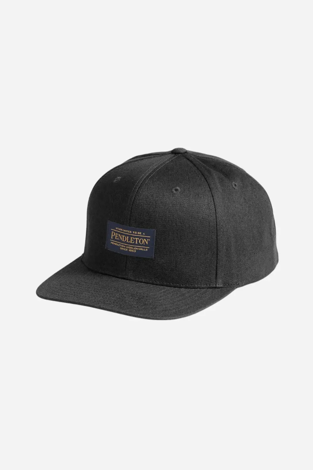 Pendleton Woolen Mills Logo Flat Brim Hat In Black 1