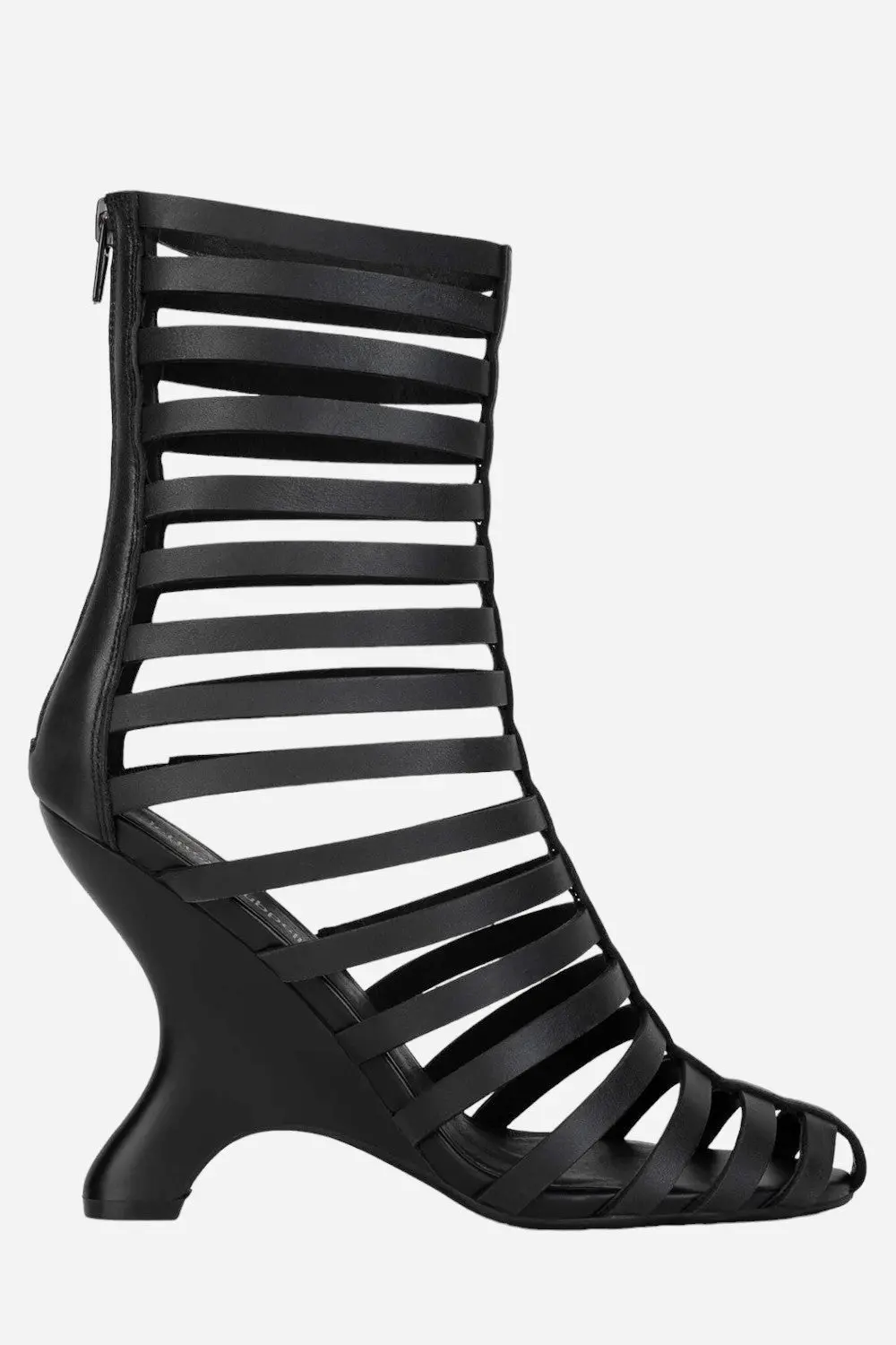 Jeffrey Campbell Santigold Gladiator Boots In Black 1