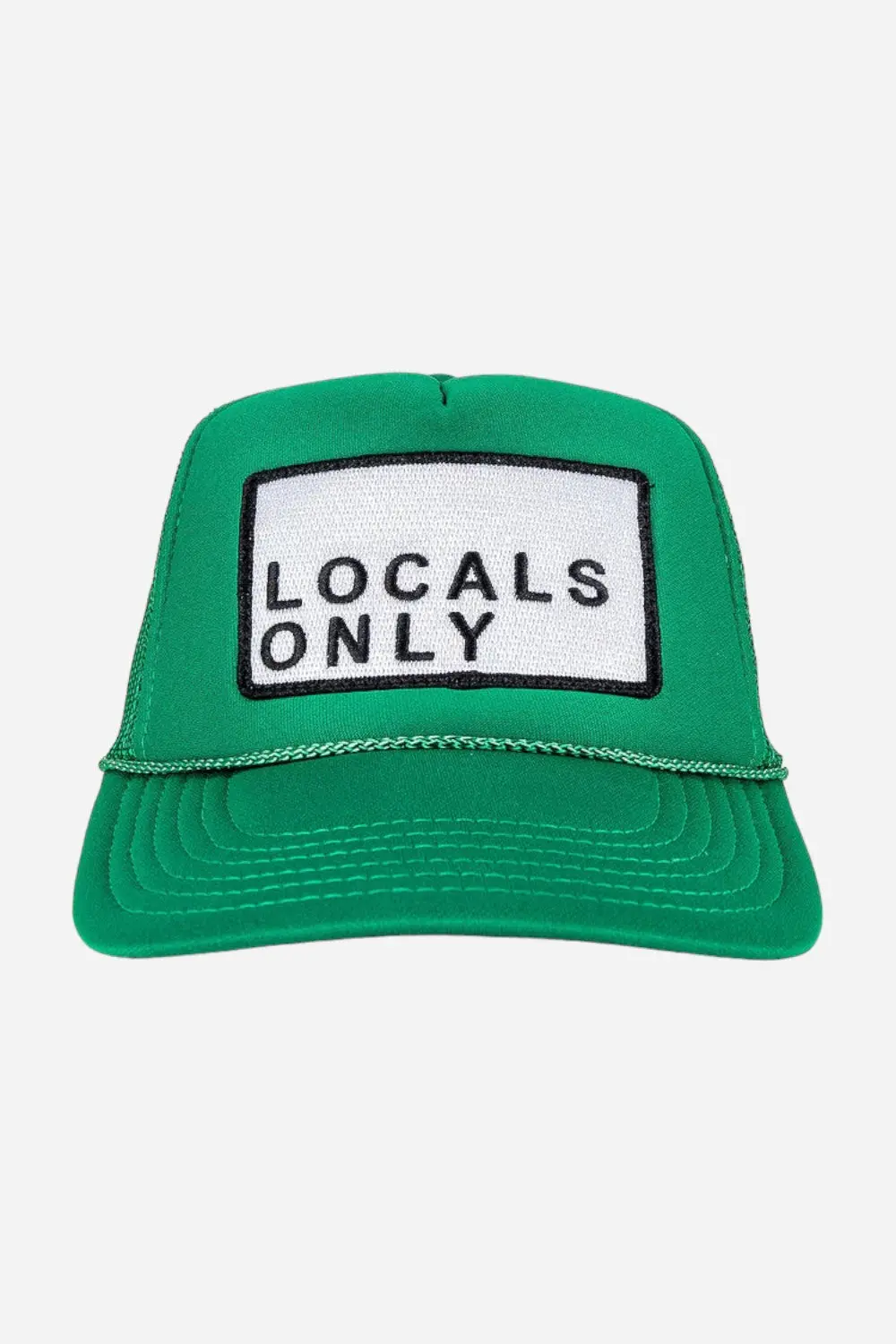 Friday Feelin Locals Only Trucker Hat In Green 1