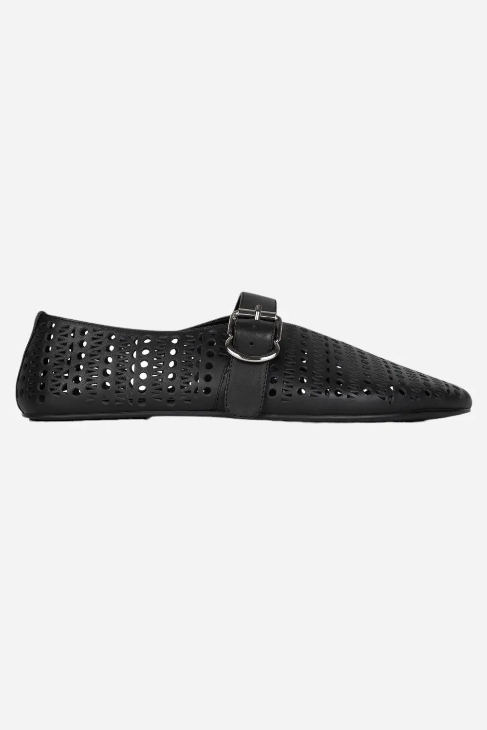 Jeffrey Campbell Shelly-Lsr Flats In Black 1