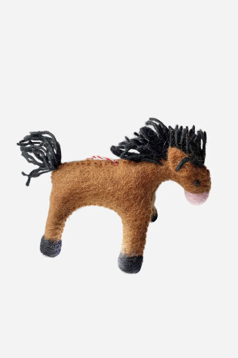Ornaments 4 Orphans Horse Felt Wool Ornament 1