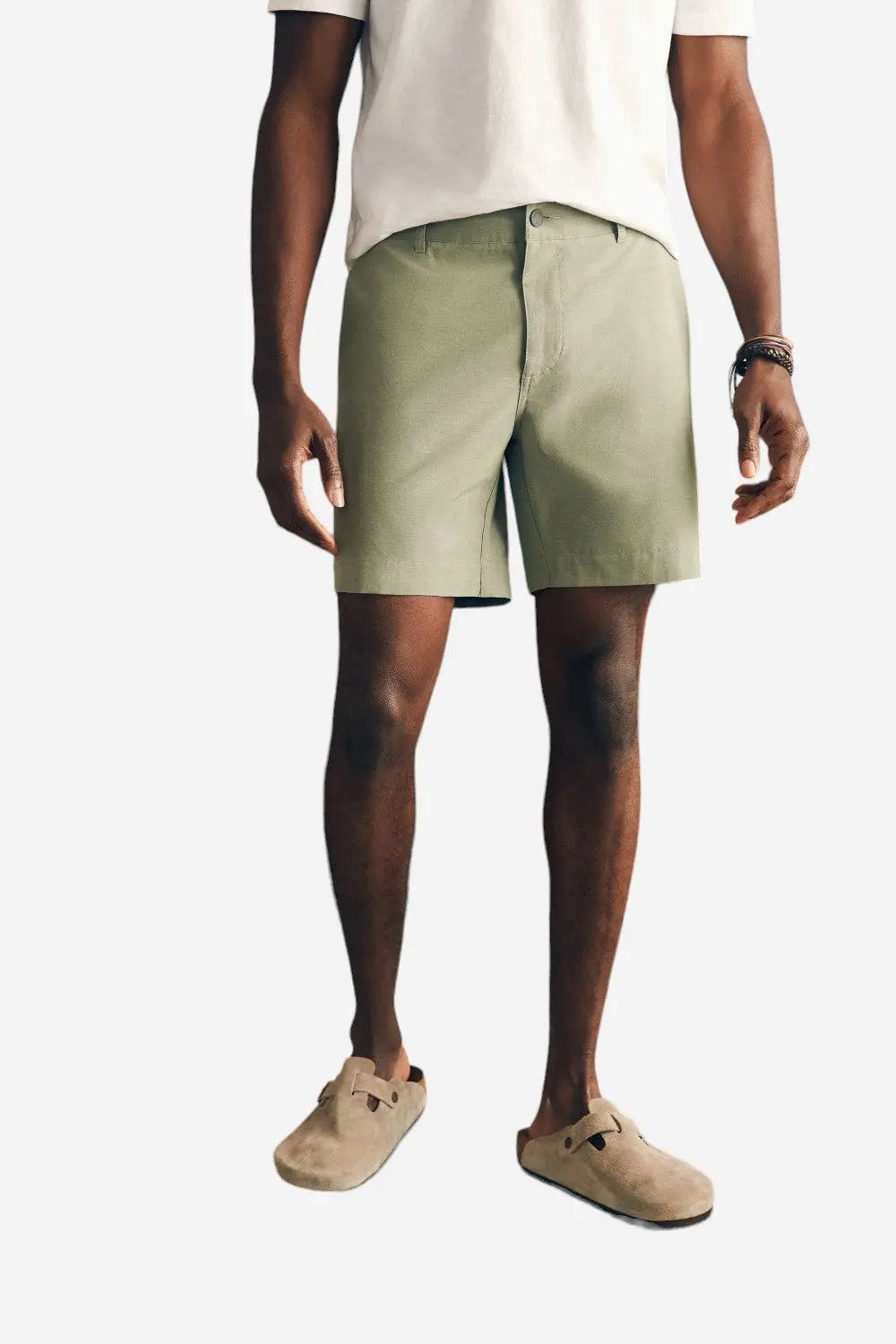 Faherty Belt Loop All Day Shorts 7" In Olive 1