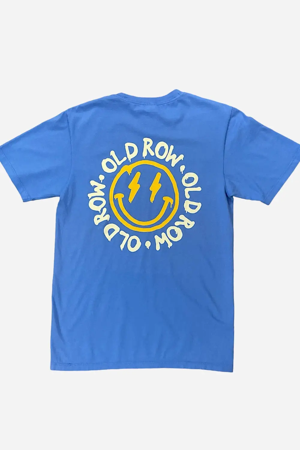 Old Row The Smiley Face 2.0 Pocket Tee In Blue 1