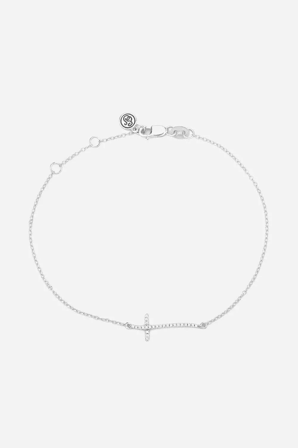 Ella Stein Criss Cross Chain Bracelet In Sterling Silver 1