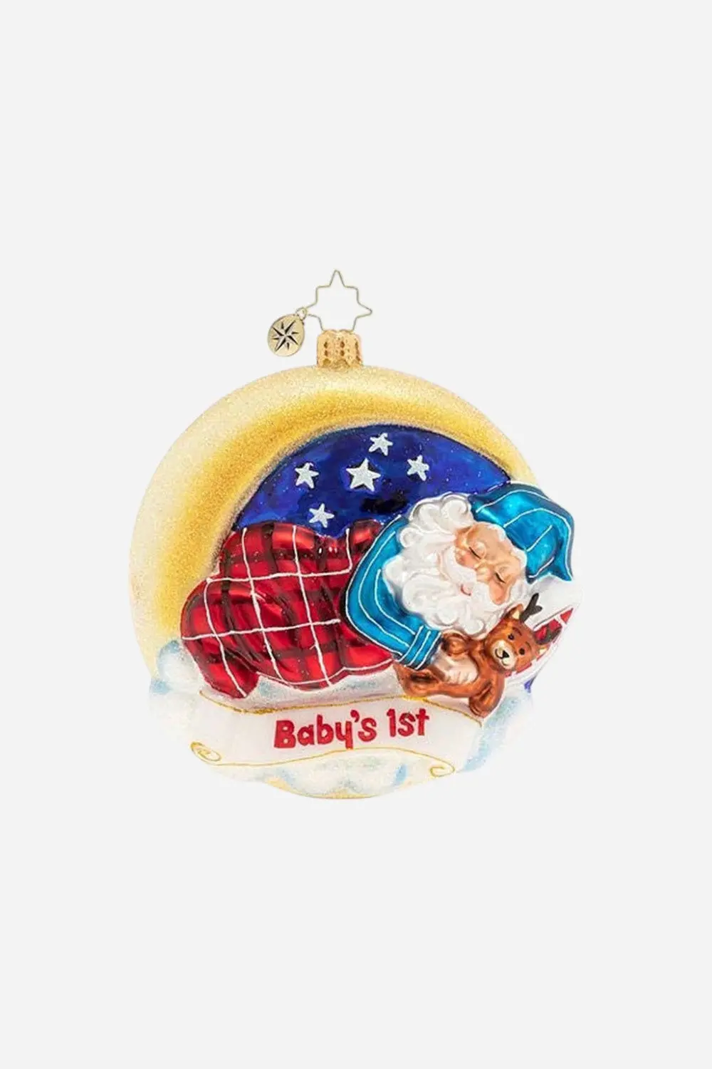 Christopher Radko Santa's First Snooze Ornament 1