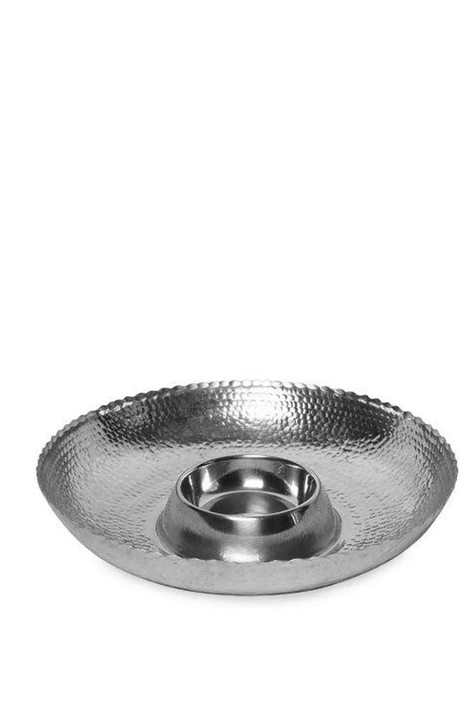 Hammred Scallop Chip & Dip Tray 1