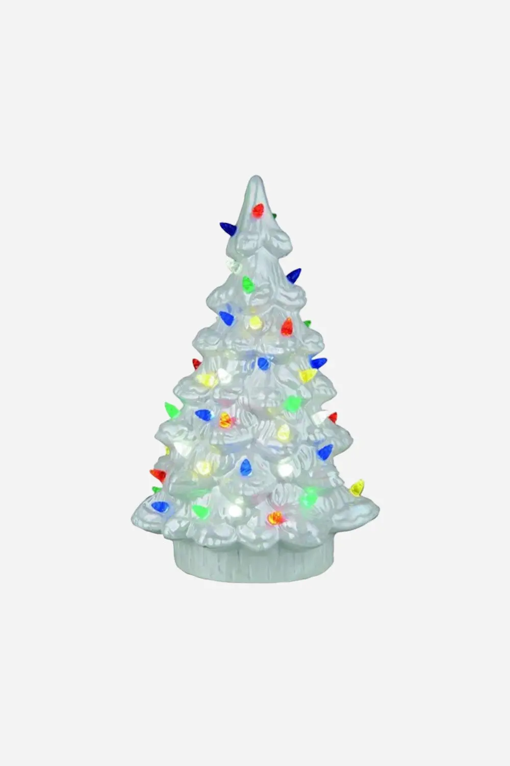 Nostalgic Light Up Tree Ornament In White 1