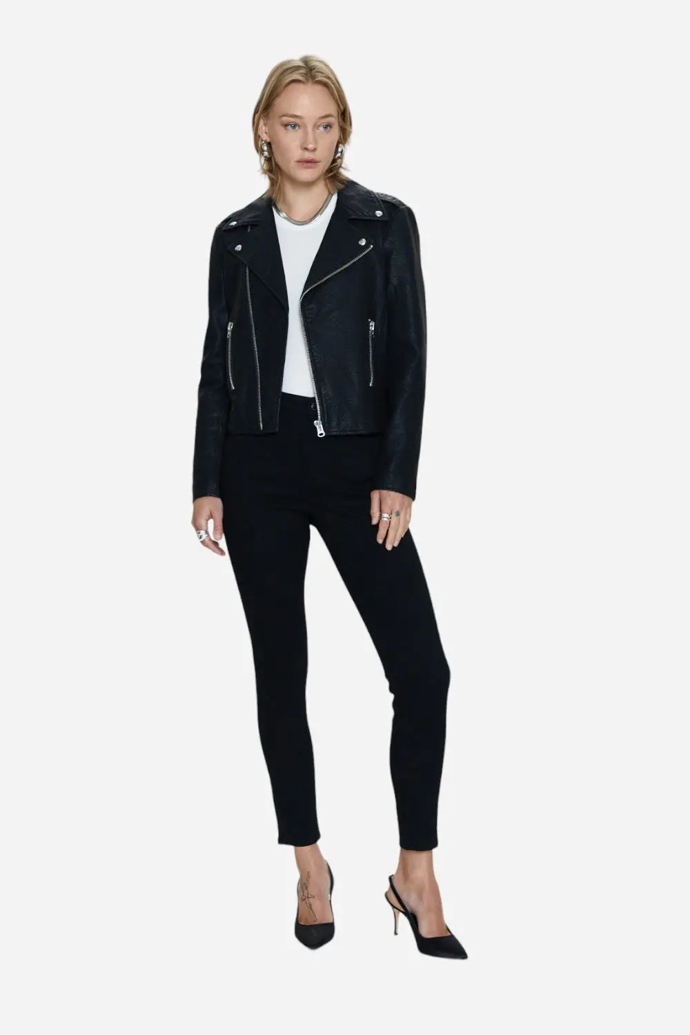 Pistola Aline High Rise Skinny Jeans In Dark Matter 1