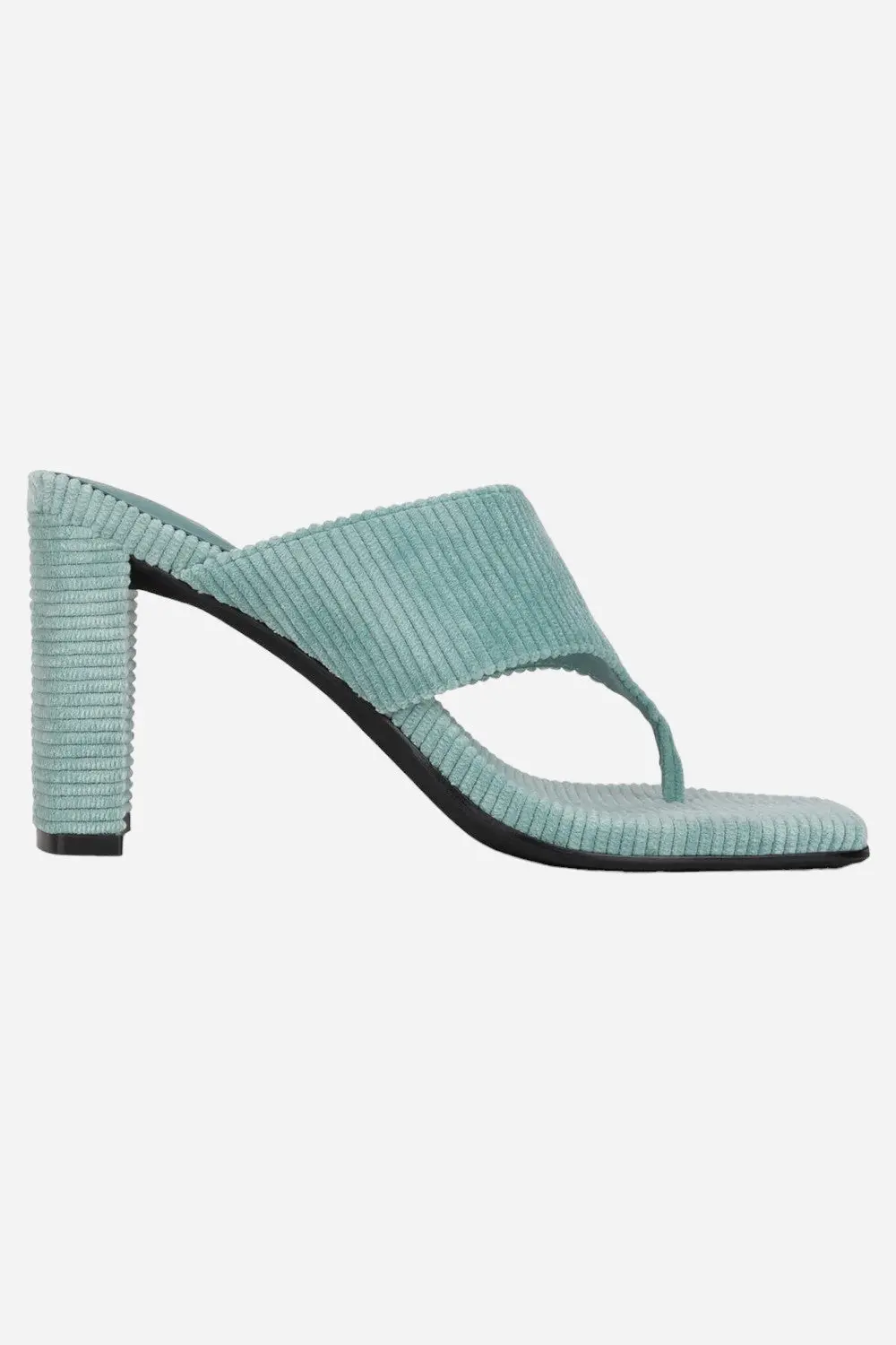 Jeffrey Campbell Heatin-Up Heels In Mint Corduroy 1