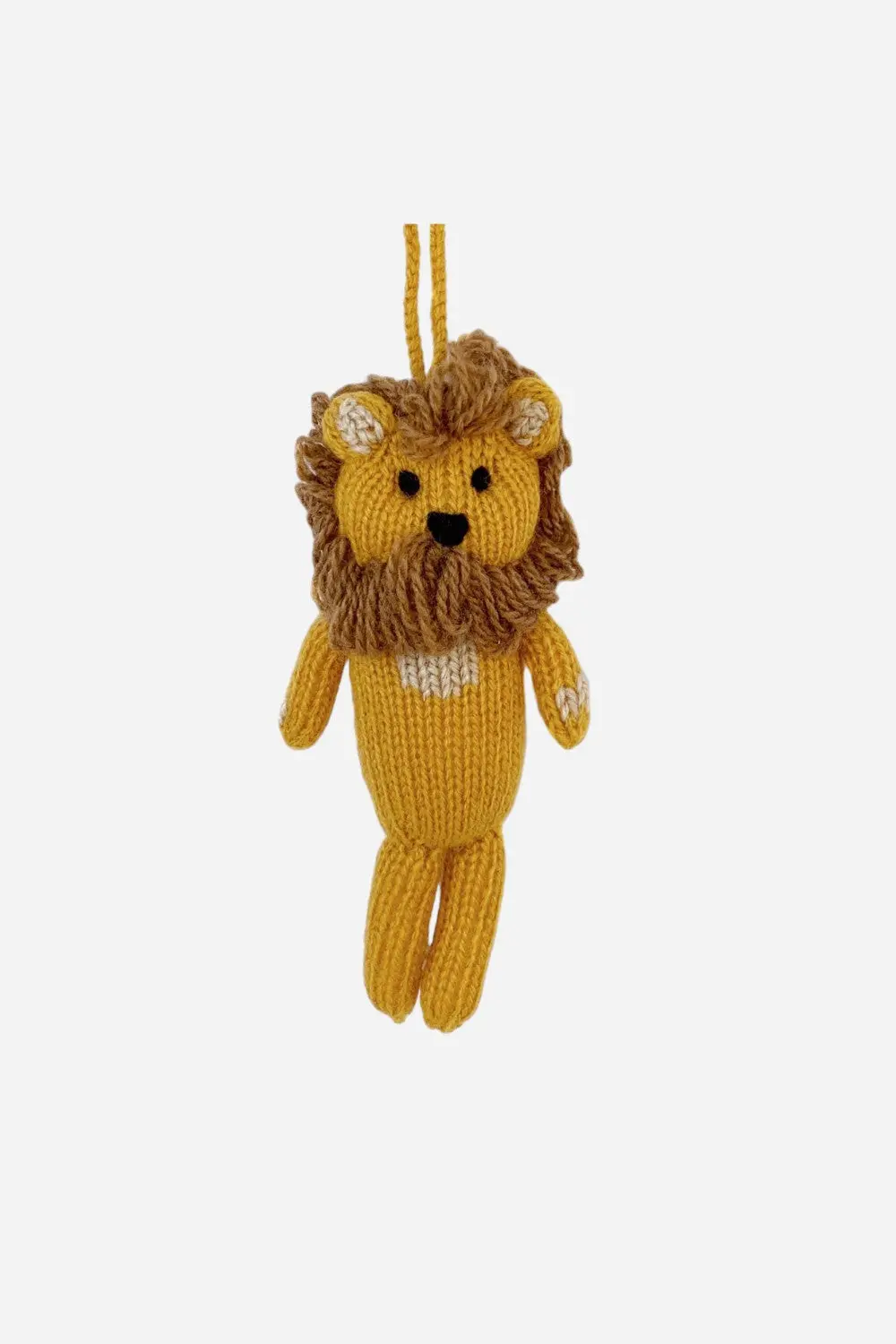 Ornaments 4 Orphans Lion Knit Wool Ornament 1