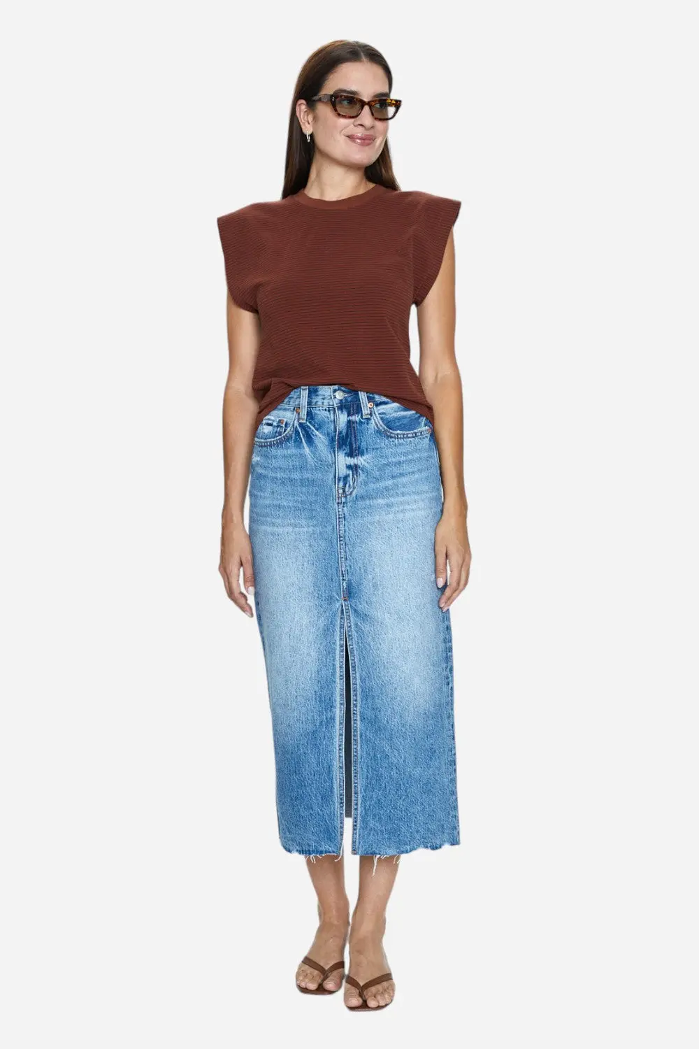 Pistola Alice Midi Skirt In Portrait Vintage 2