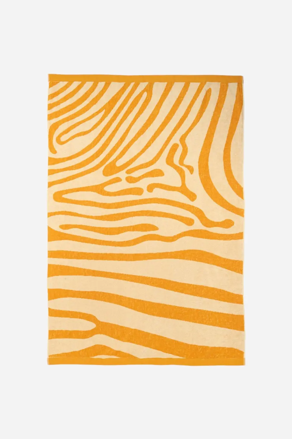 Oas Yellow Maze Towel 1