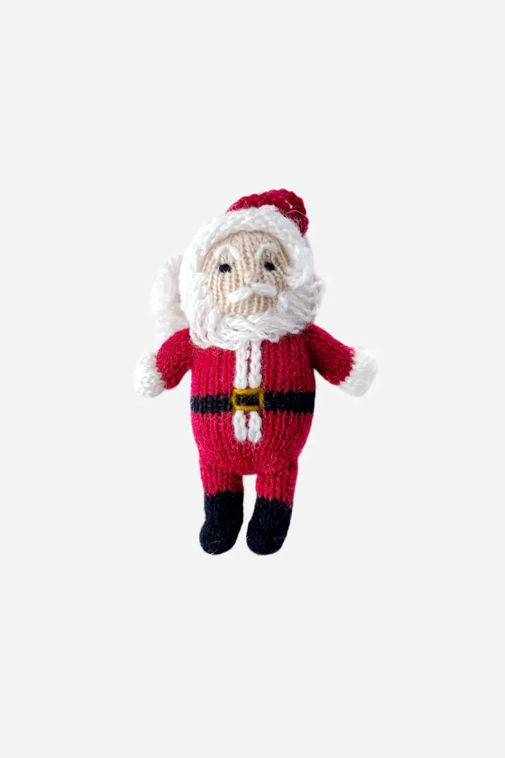 Ornaments 4 Orphans Santa Knit Wool Ornament 1