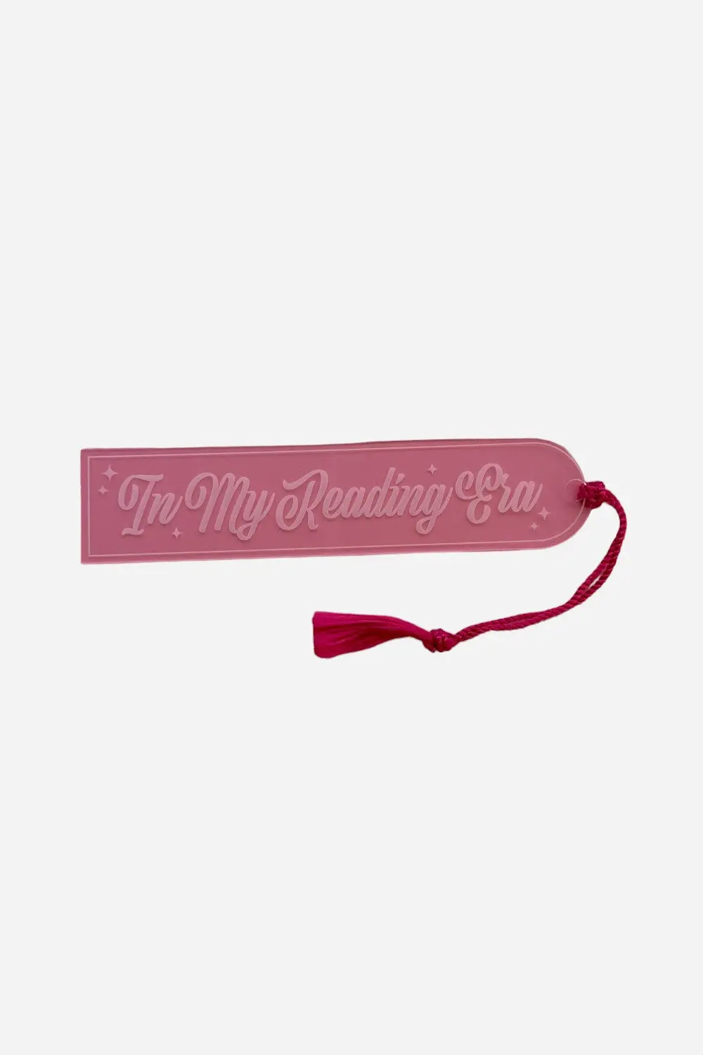 In My Reading Era Clear Acrylic Bookmark 1