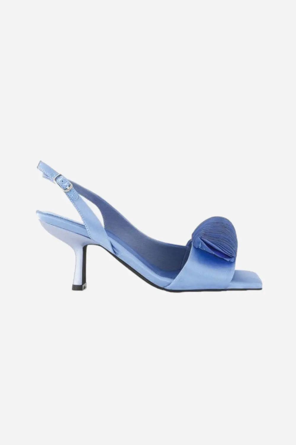 Jeffrey Campbell Duffy Heels In Blue Satin 1