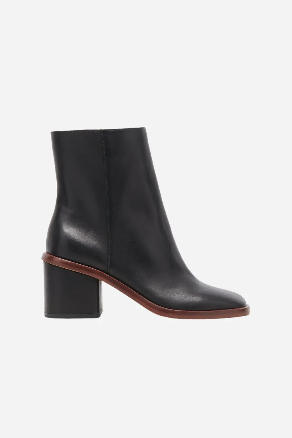 Dolce Vita Dionne Booties In Black Leather 1