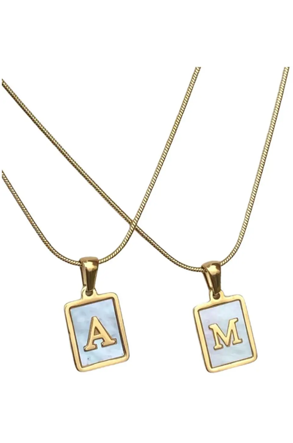 Farrah B Free Agent B Initial Necklace 1