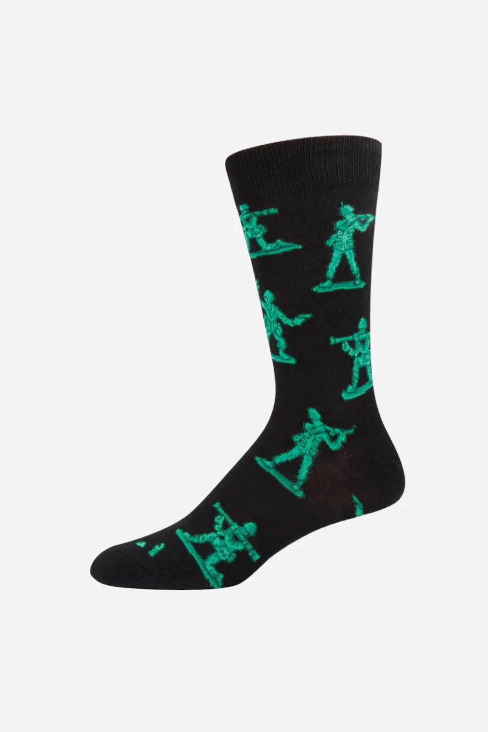 Socksmith Army Men Socks In Black 1