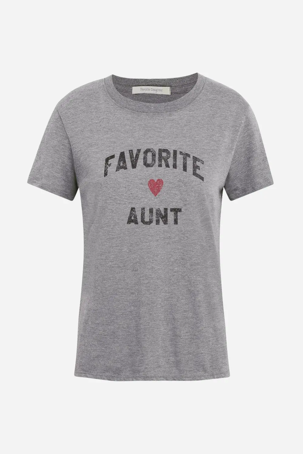 Favorite Daughter The Favorite Aunt Tee In Heather Grey 1