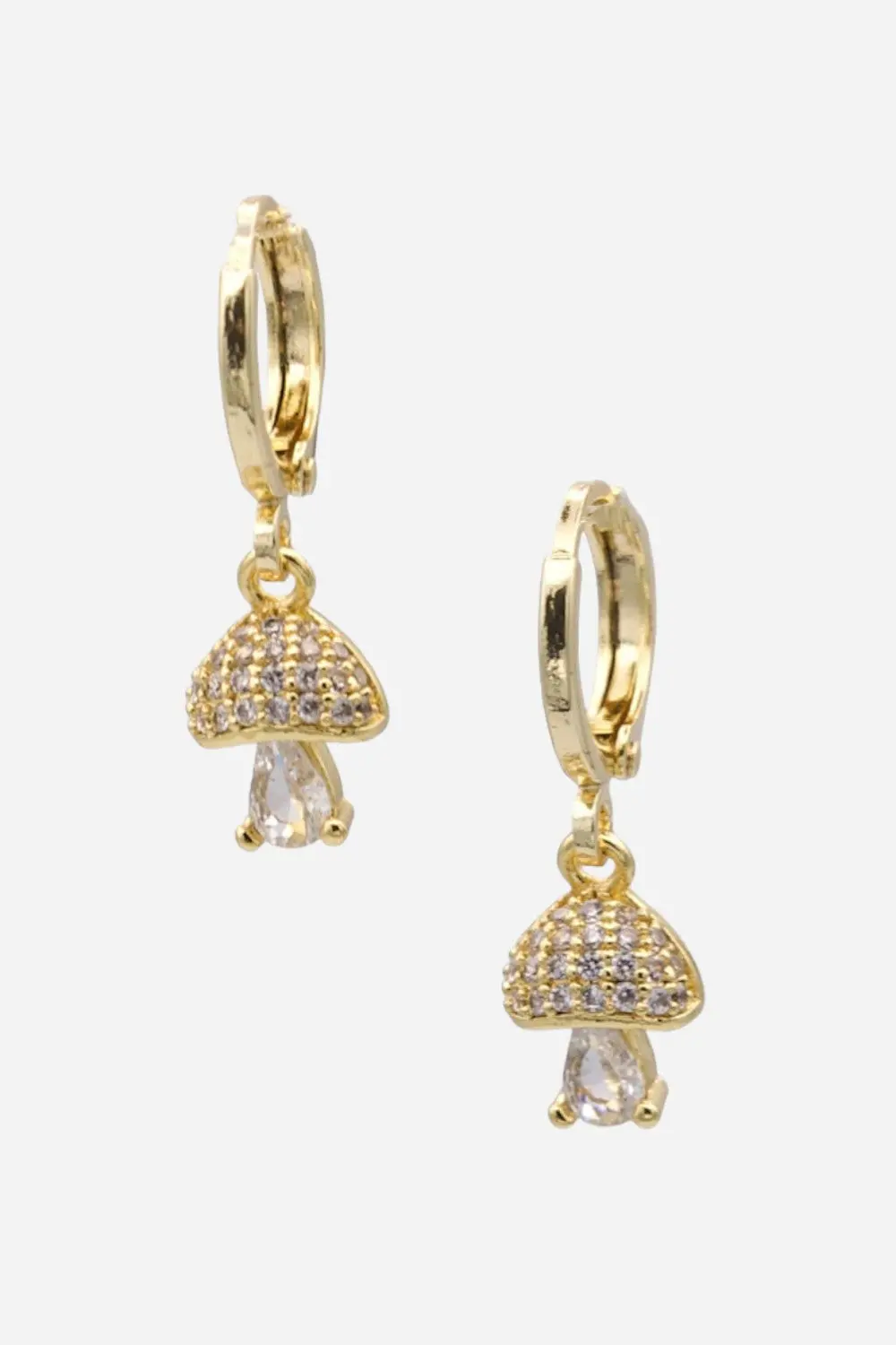 Farrah B Power Up Mushroom Huggie Earrings 1