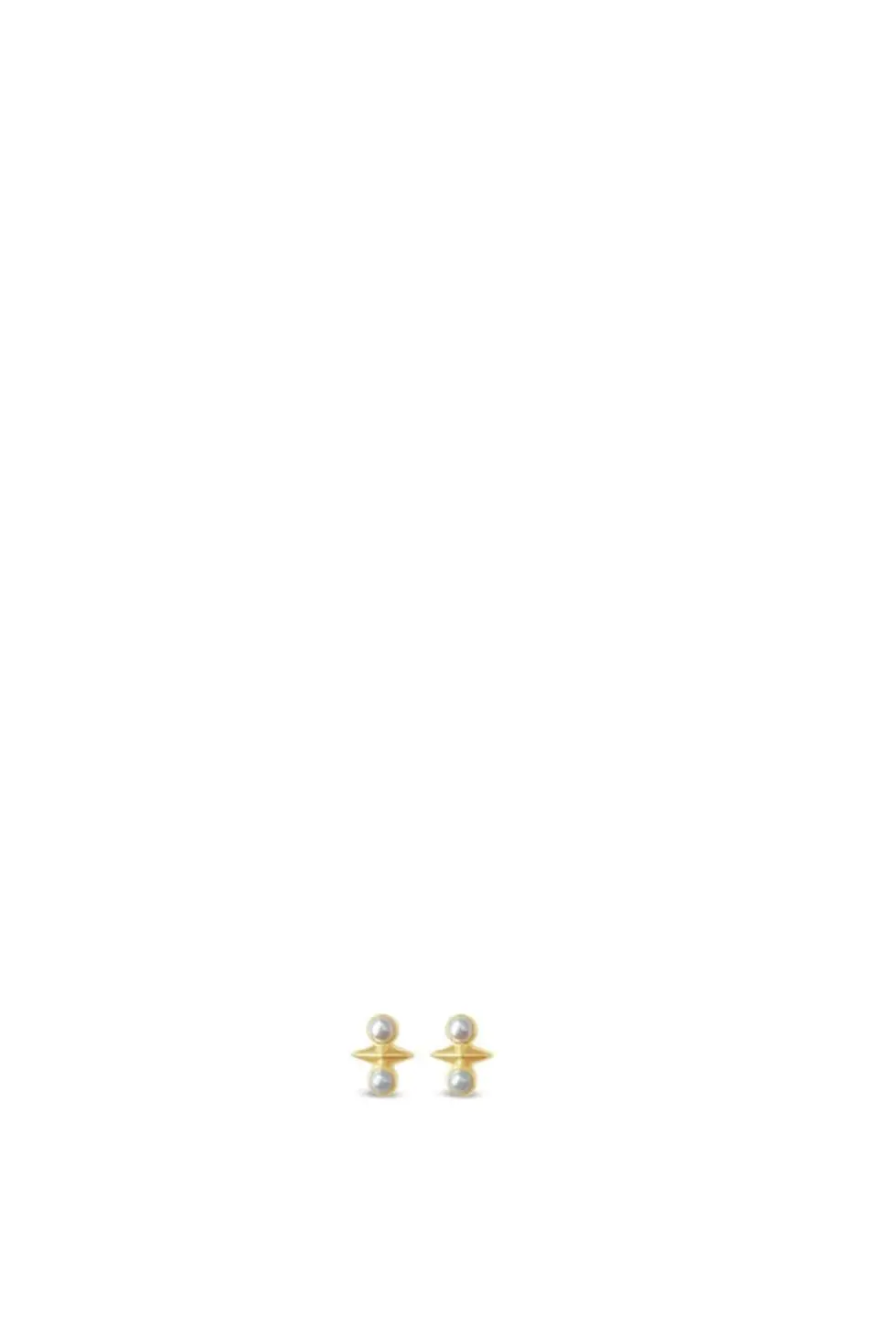 Sierra Winters Atlas Earrings In Gold/Pearl 1