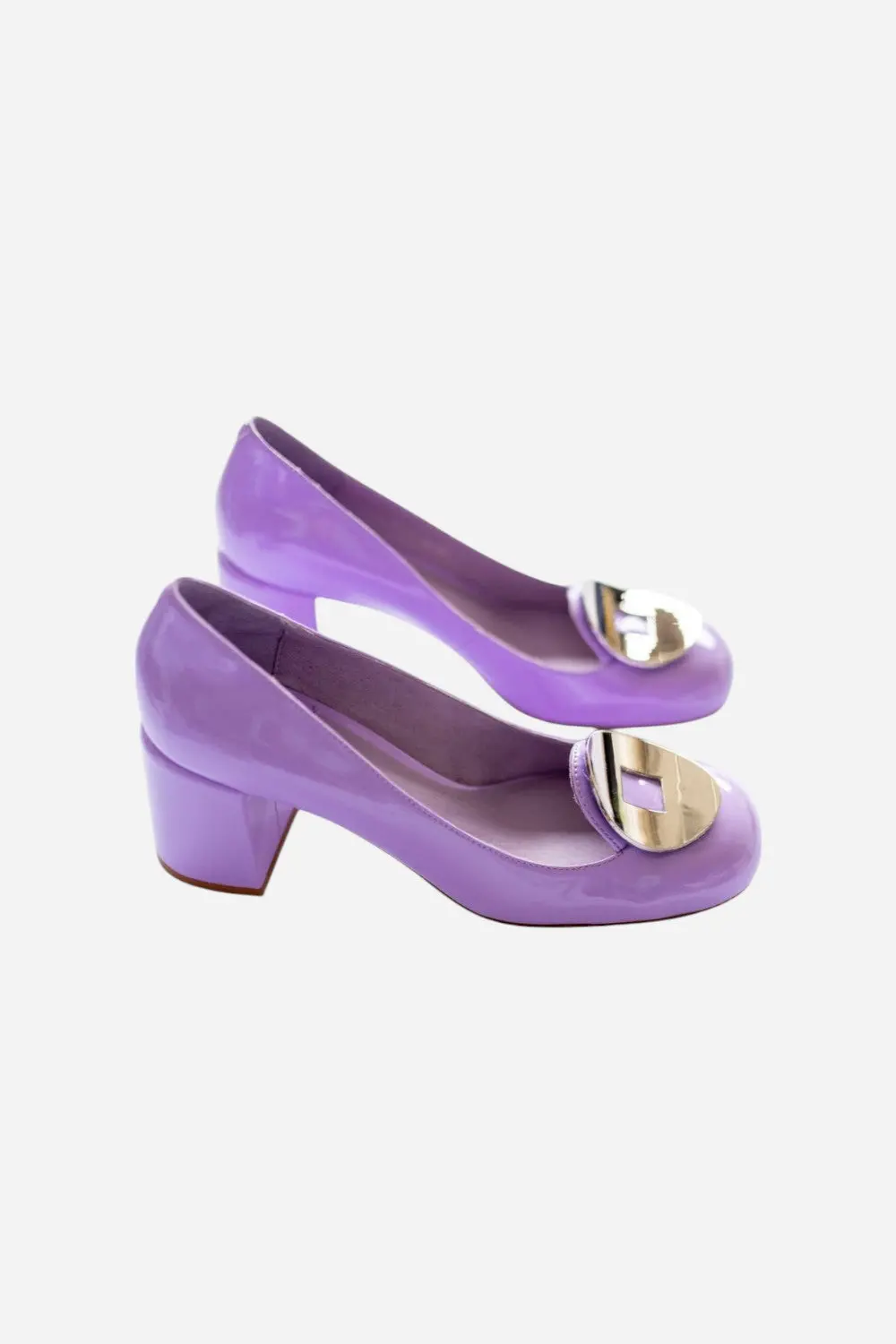 Jeffrey Campbell Harmonic-2 Lavender Silver Heels 1