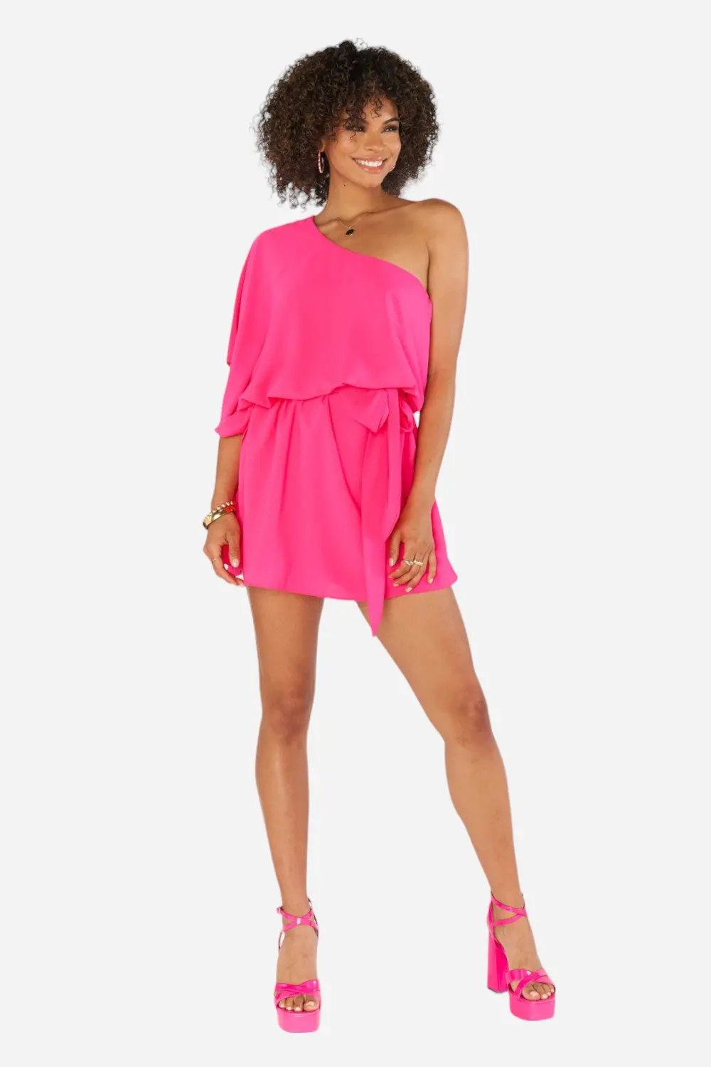 Show Me Your Mumu Trish Dress In Pink Pebble 1