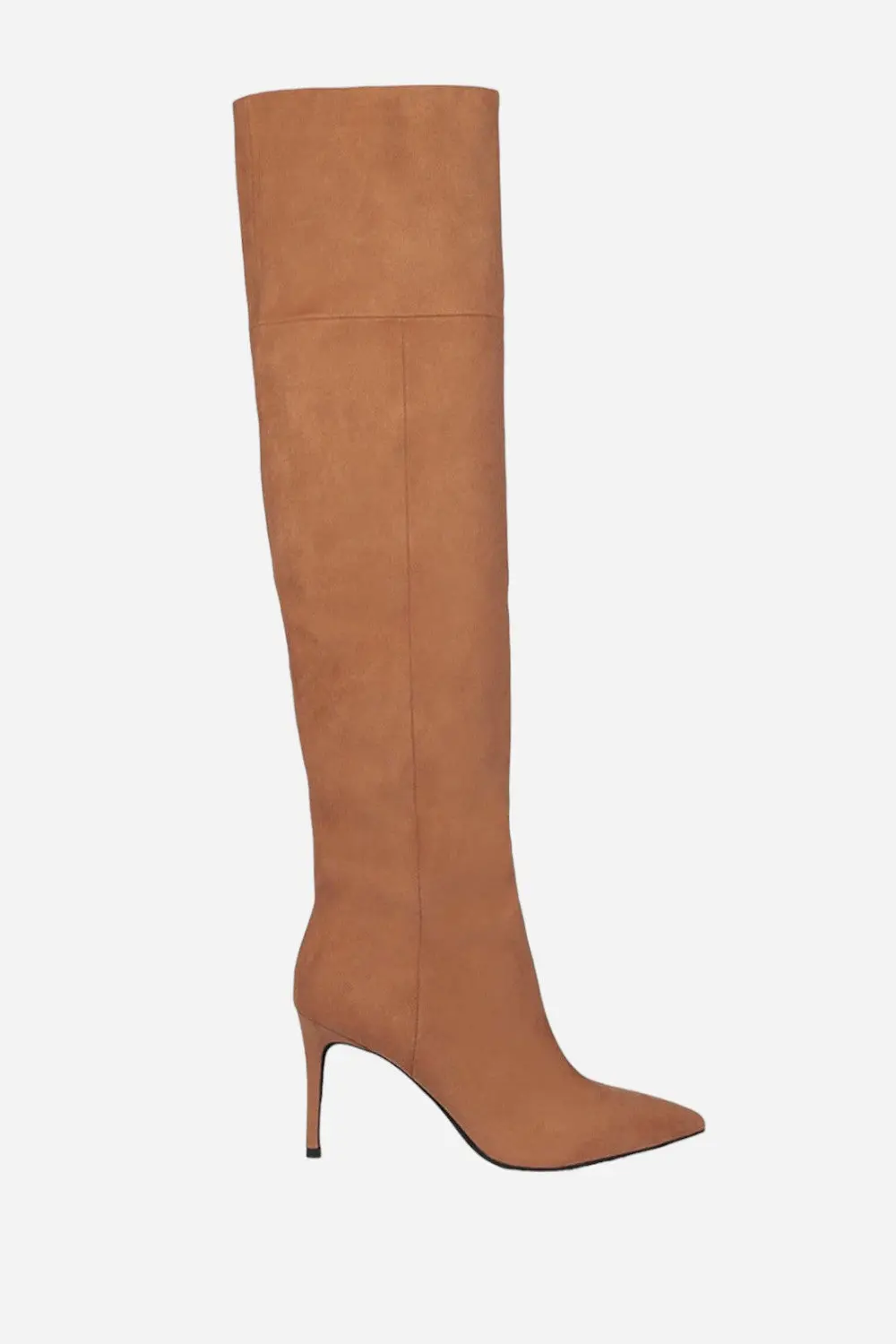 Jeffrey Campbell Pillar-H2 Thigh High Boot In Natural 1
