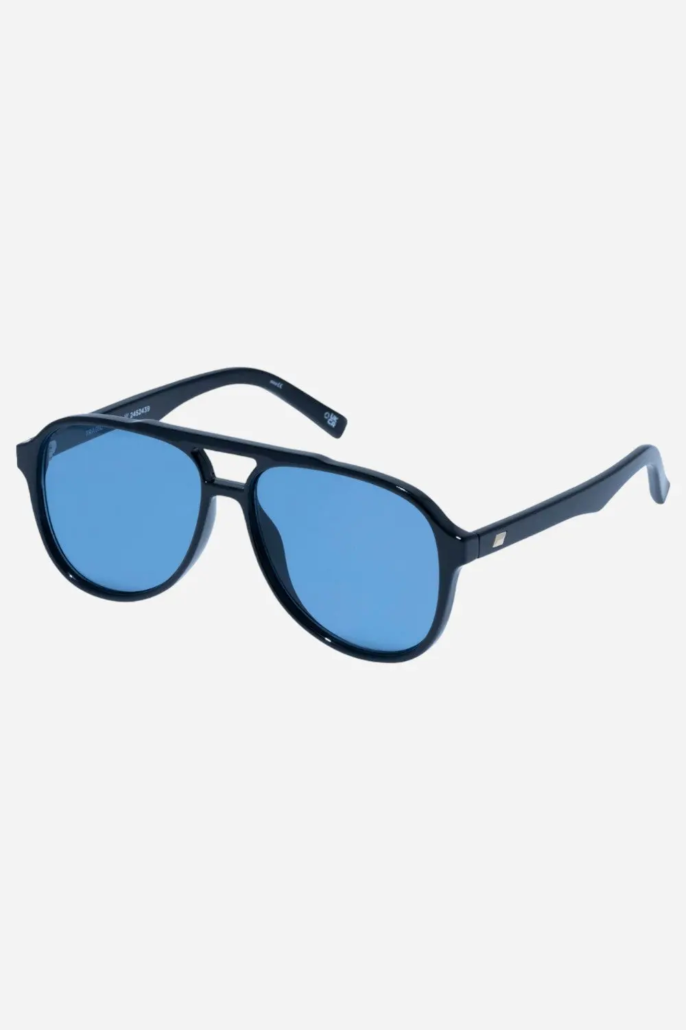Le Specs Tragic Magic Sunglasses In Black And Navy Mono Lenses 1