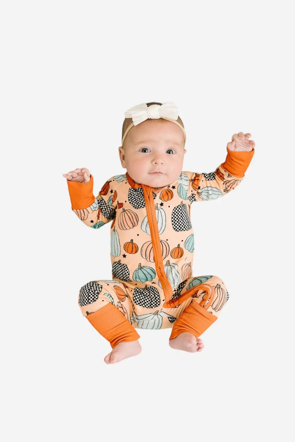 Little One Shop Falling For Pumpkins Bamboo Sleeper 1