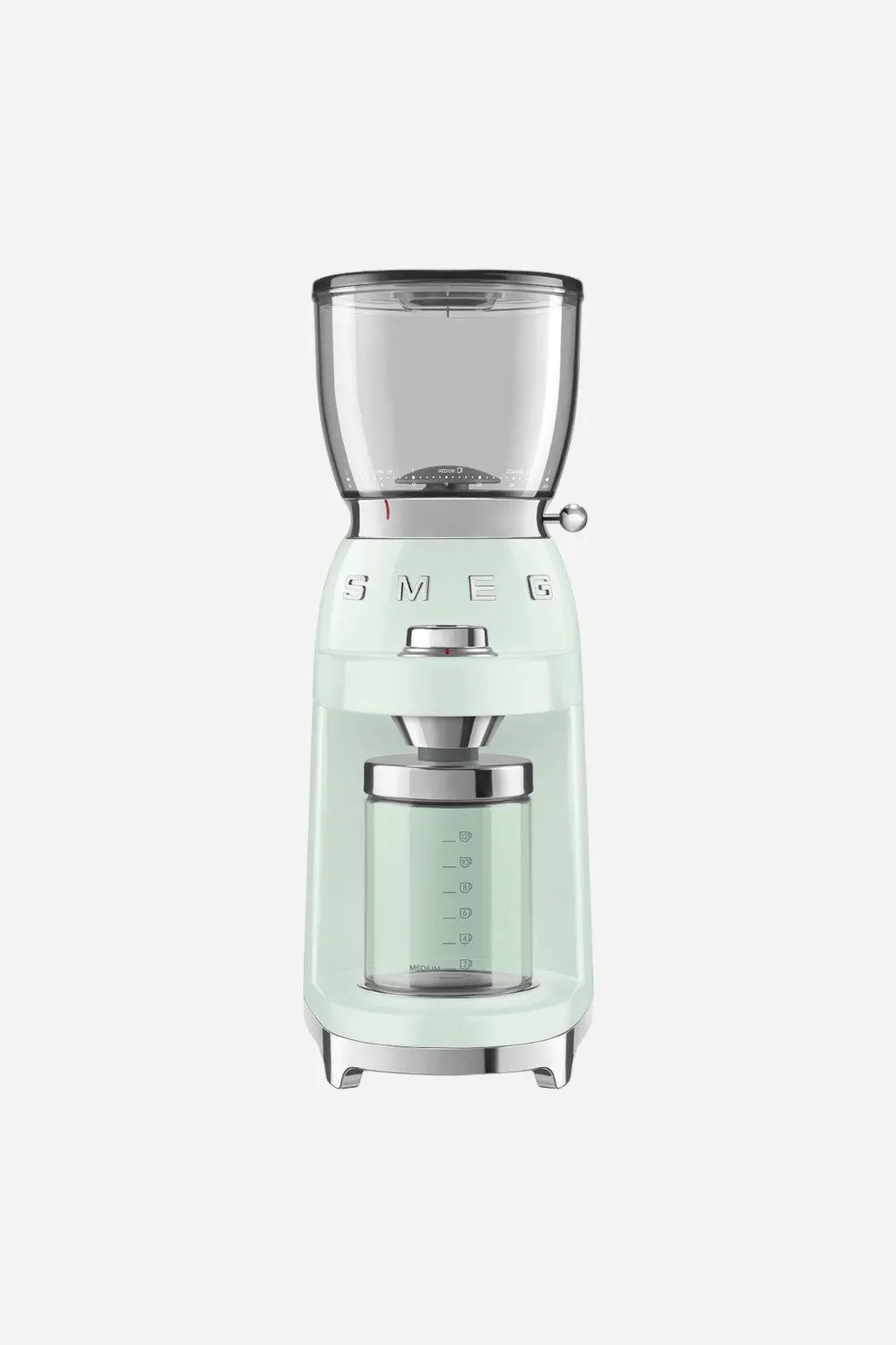 Smeg Coffee Grinder In Pastel Green 1