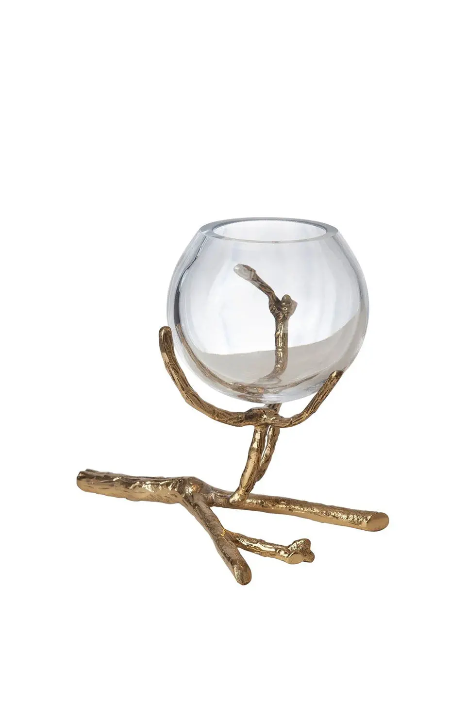 Twig Vase Holder In Brass 1
