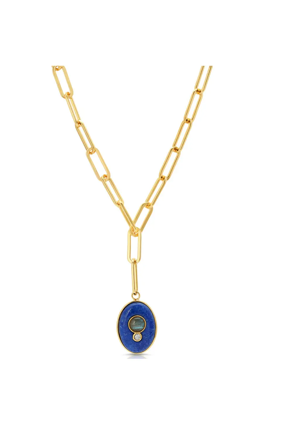 Leeada Edendale Y Pendant In Lapis 1