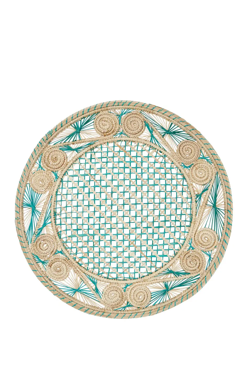 Mode Living Aloha Placemat In Baby Blue 1