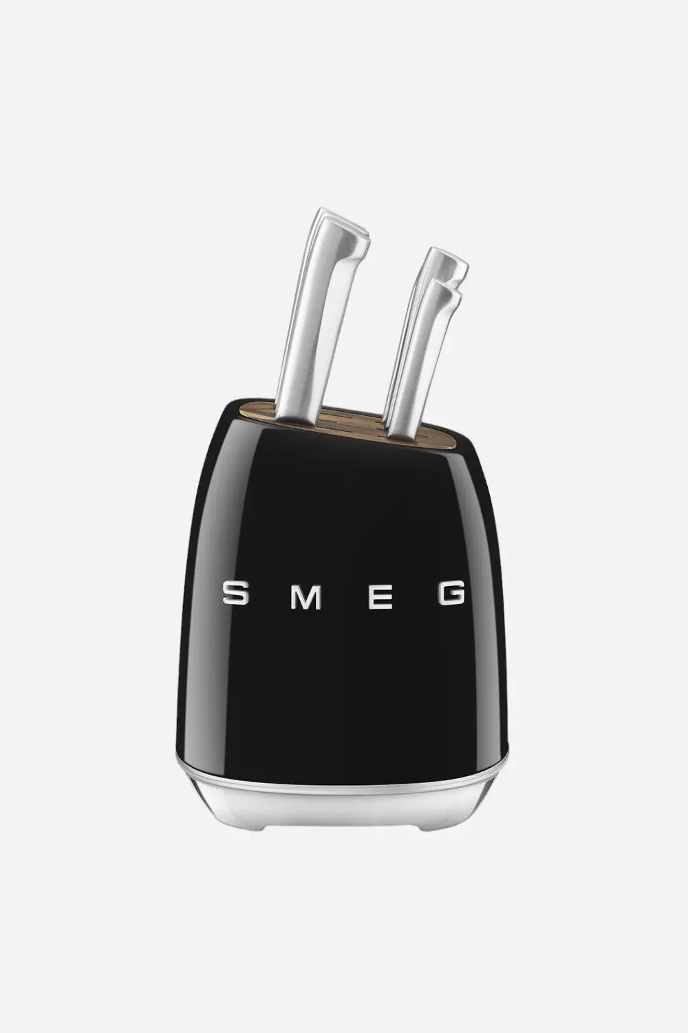 Smeg Knife Set In Black 1