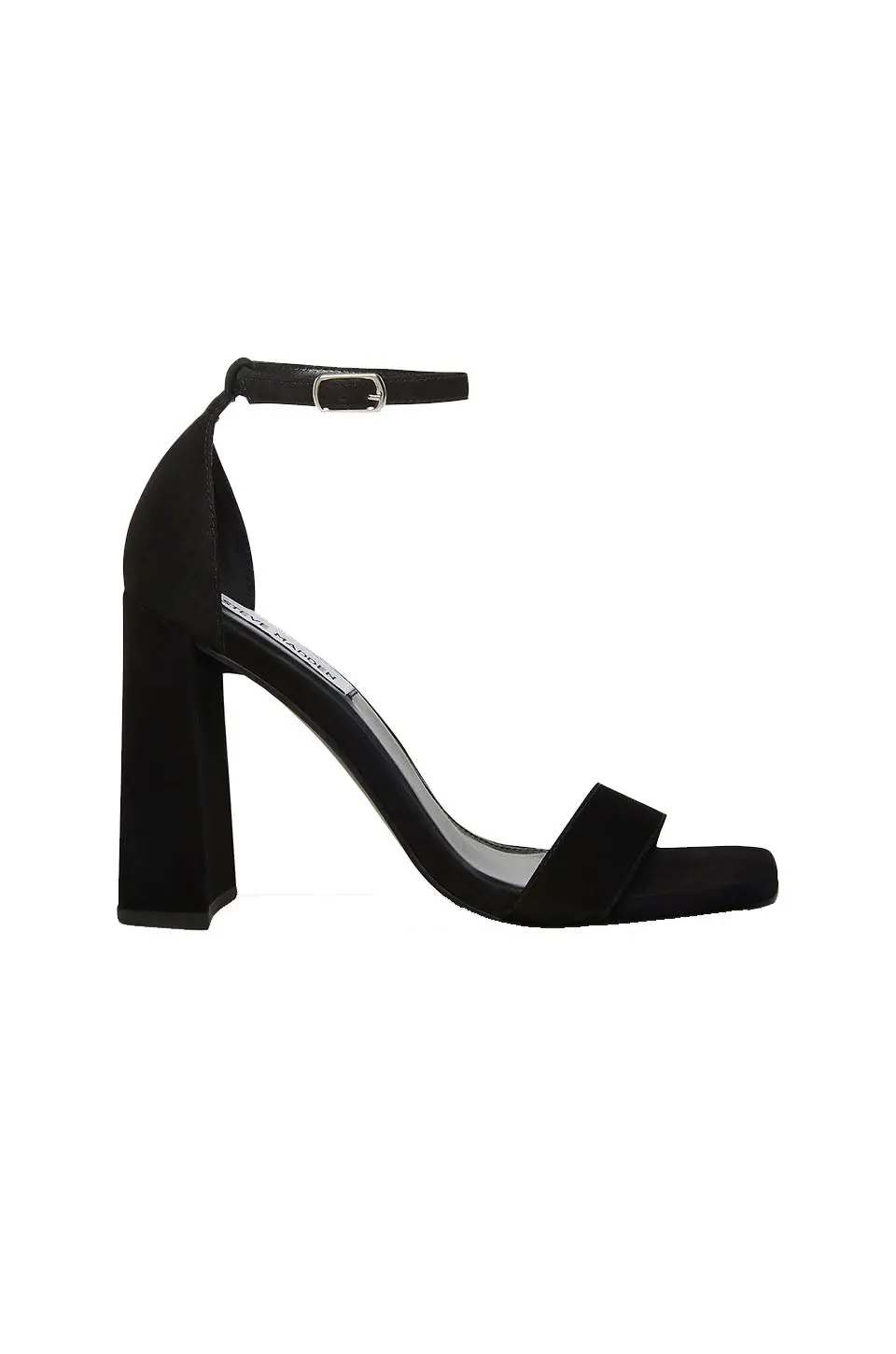 Steve Madden Tiaa Heels In Black Nubuck 1