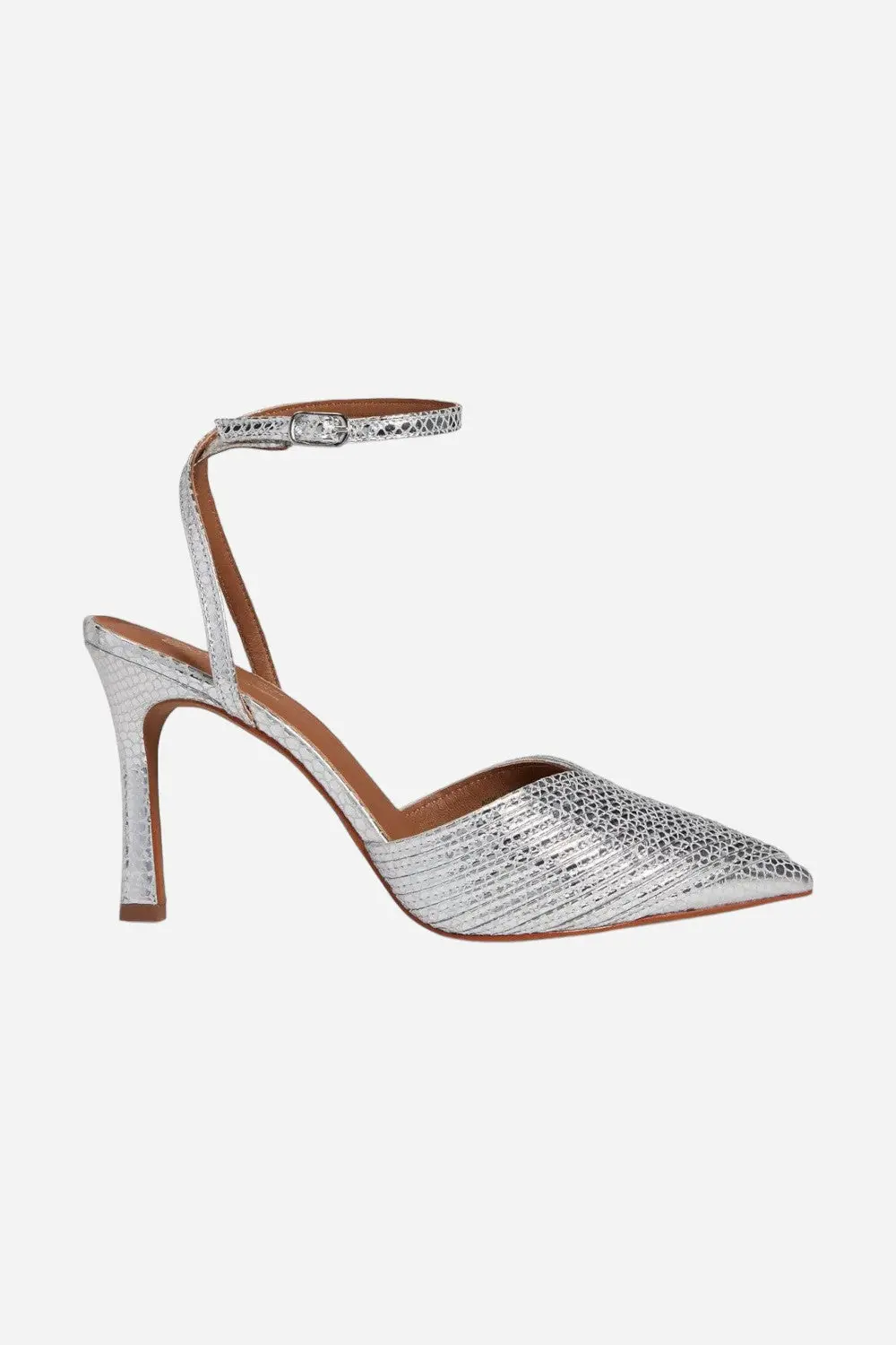 Seychelles On To The Next Heels In Silver Metallic Leather 1