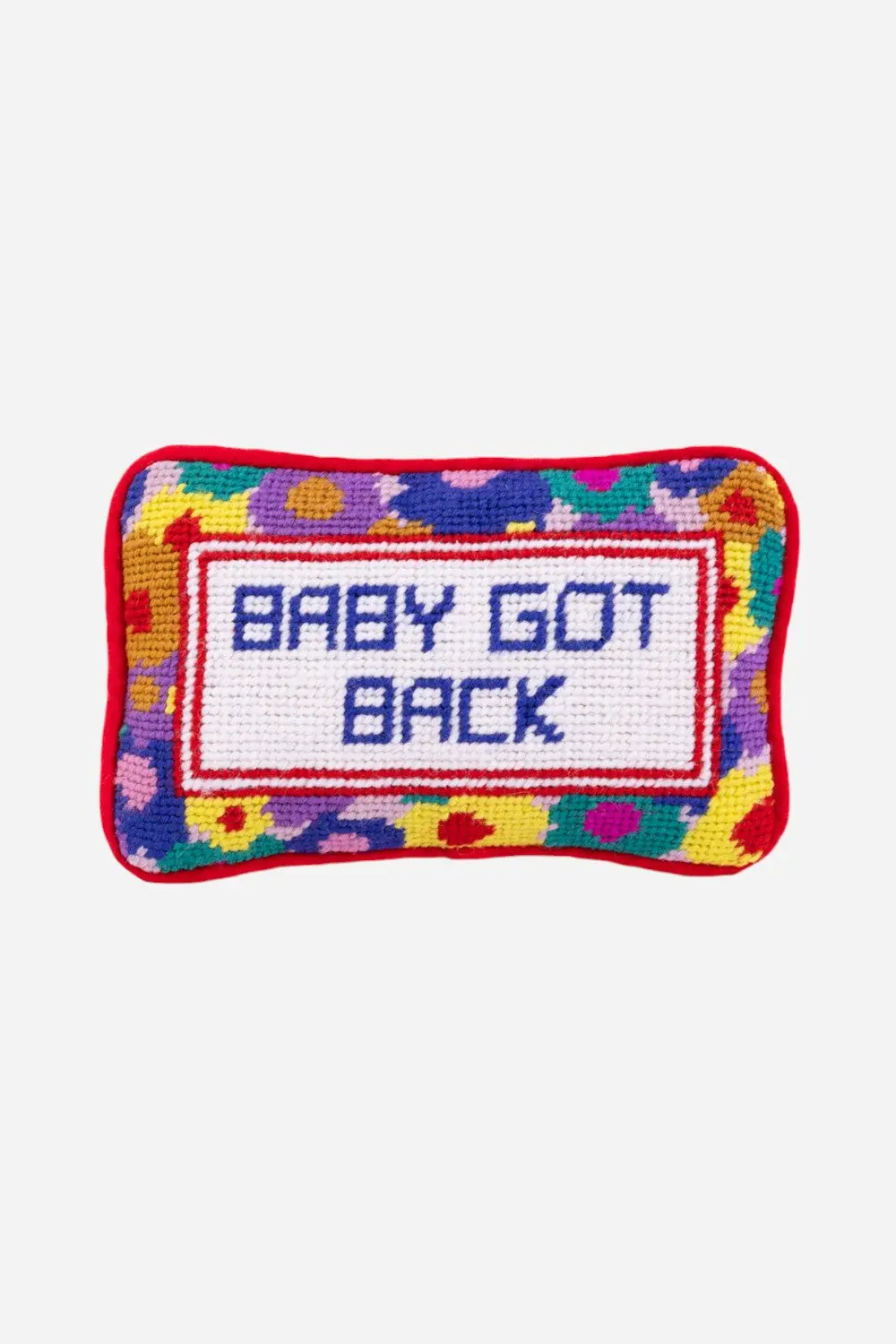 Furbish Baby Got Back Mini Needlepoint Pillow 1