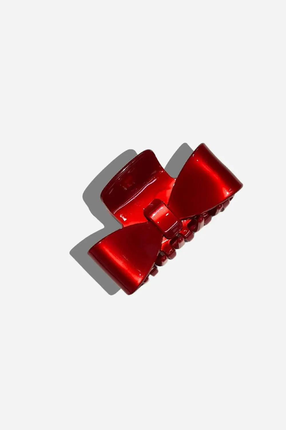 Solar Eclipse Red Classic Bow Acetate Claw Hair Clip 1