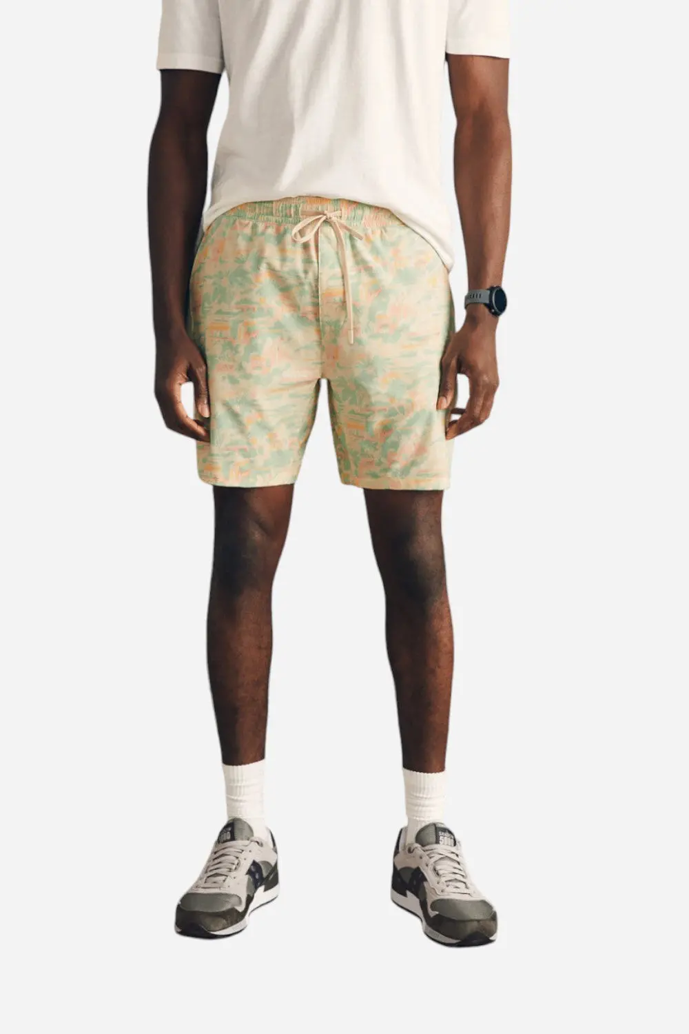Faherty Shorelite Active Short 7" Inseam In Sunwashed Keywest 1